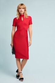 Shoshanna Keyhole Column Dress at Anthropologie