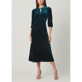 Shoshanna Luna Studded Velvet Dress at Nordstrom