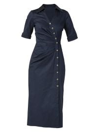 Shoshanna Margo Stretch Bengaline Midi Dress at Saks Fifth Avenue