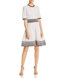 Shoshanna Mesa Tunnel Embroidered Zigzag Dress    Bloomingdales at Bloomingdales