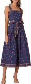 Shoshanna Women's Cherry Border Print Kora Dress at Amazon