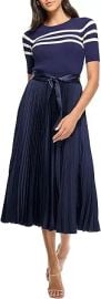 Shoshanna Women's Pleated Knit Kiana Dress at Amazon