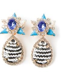 Shourouk and39galaxyand39 Clip-on Earrings - Elite at Farfetch