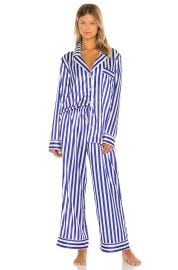 Show Me Your Mumu Classic Pj Set In Blue at Revolve