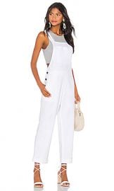 Show Me Your Mumu Dale Overalls in White Linen from Revolve com at Revolve