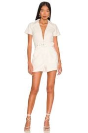 Show Me Your Mumu Outlaw Romper In Pearly White at Revolve