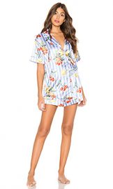 Show Me Your Mumu Slumber PJ Set in Fruit Basket Stripe from Revolve com at Revolve