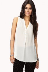 Show Off Chiffon Blouse  LOVE21 - 2058100011 at Forever 21