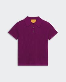 Shrunken Polo - Aubergine at Guest In Residence