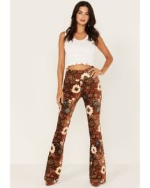 Shyanne Womens Floral Print Corduroy Pants at Boot Barn