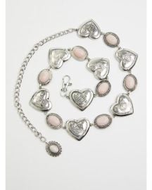 Shyanne Womens Heart Concho Chain Belt Boot Barn at Boot Barn