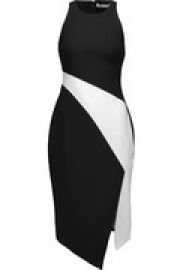 Shylen two-tone stretch-cady dress at The Outnet