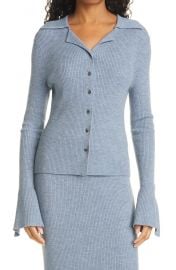 Sid Rib Wool Blend Cardigan Sweater at Nordstrom