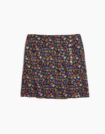 Side-Button A-Line Mini Skirt in Garden Party at Madewell