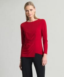 Side Ruched Top by Clara Sunwoo at Clara Sunwoo