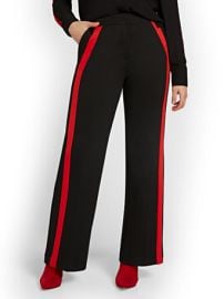 Side-Stripe Wide-Leg Pant - Superflex at New York & Company