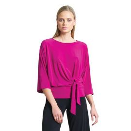 Side Tie 3 4 Length Sleeve Top by Clara Sunwoo at Clara Sunwoo