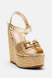 Siena Platform Wedges - Gold Fashion Nova at Fashion Nova