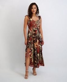 Siena Women39s Sleeveless Chiffon A-Line Dress - Macy39s at Macys