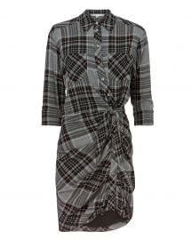 Sierra Plaid Dress by Veronica Beard at Intermix