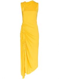 Sies Marjan Fontana Ruched Midi Dress - Farfetch at Farfetch