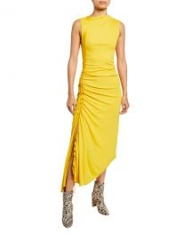 Sies Marjan Jersey Side-Ruched Dress at Neiman Marcus