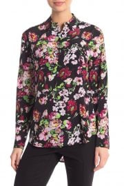 Signature Floral Long Sleeve Top by Equipment at Nordstrom Rack