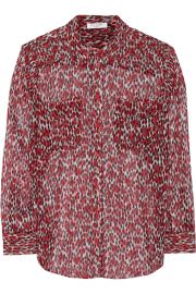 Signature Leopard Shirt by Equipment at The Outnet