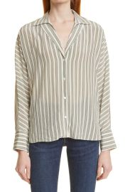 WornOnTV: Iris’s green striped button down blouse on The Flash ...