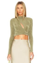 Significant Other Ivy Top in Khaki at Revolve