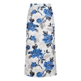 Sikax27A Floral-Jacquard Pencil Skirt  Sikax27a  Wolf amp Badger at Wolf and Badger