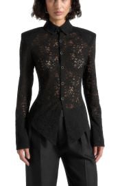 Sila Wide Shoulder Lace Angled Shirt at Nordstrom
