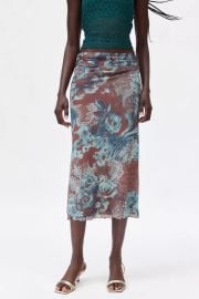 Silence Noise Naomi Column Mesh Maxi Skirt at Urban Outfitters