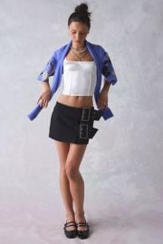 Silence Noise Sophia Double Belted Micro Skort at Urban Outfitters