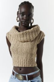 Silence Noise Starlett Foldover Sweater Tank Top at Urban Outfitters