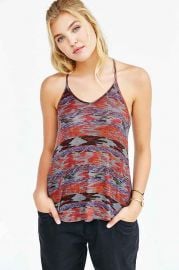 Silence and Noise Printed Lina Racerback Tank Top at Urban Outfitters