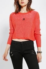 Silence and Noise Stitch Cropped Sweater at Urban Outfitters