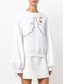 Silhouette Embroidered Sweatshirt by Vivetta at Farfetch