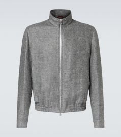 Silk, linen, and wool jacket at Mytheresa