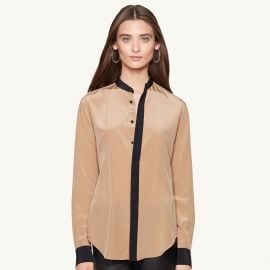 Silk Alfia Shirt at Ralph Lauren