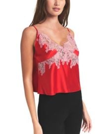 Silk Blend Lace Trim Camisole at Bloomingdales