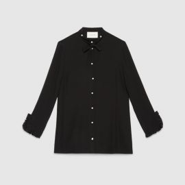 Silk Button Down Shirt at Gucci