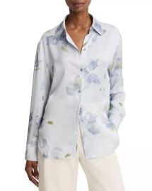 Silk Floral Shirt at Bloomingdales