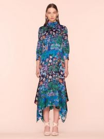 Silk High Neck Midi Dress by Peter Pilotto at Peter Pilotto