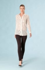 Silk Jacquard Top at Hale Bob