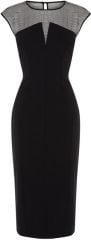 Silk Panelled Shift dress at Karen Millen