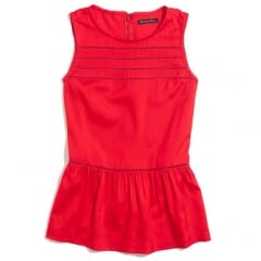 Silk Peplum Veranda top at Madewell