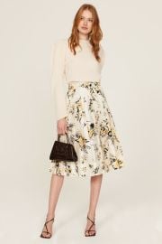 Silk Pleated Skirt by Tory Burch Rent the Runway at Rent the Runway