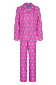 Silk Pyjamas BEETLE - FUCHSIA PINK - Pink House Mustique at Pink House Mustique