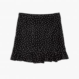 Silk Ruffle Edge Star Scatter Skirt by Madewell at Madewell